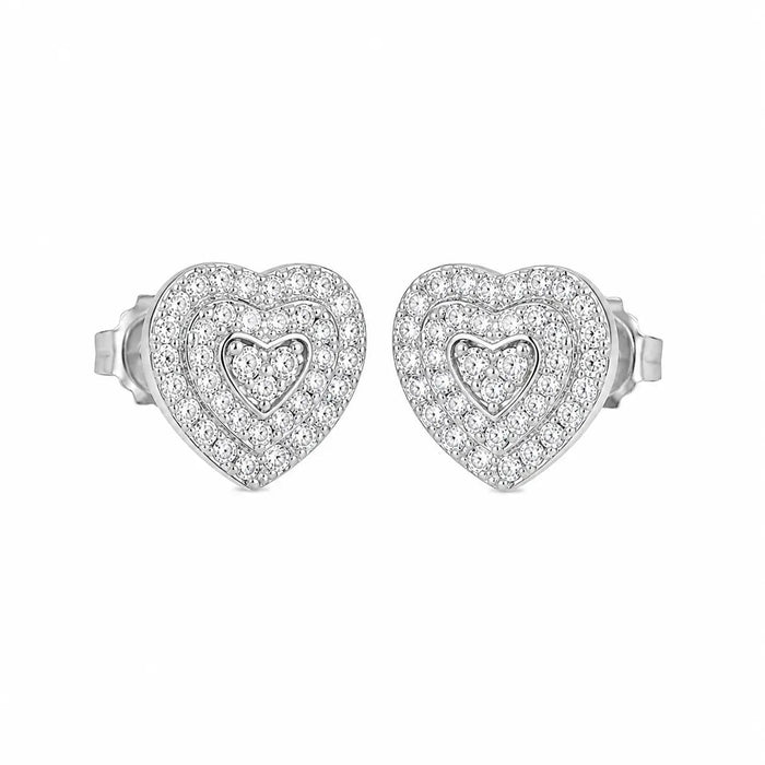 1 Carat Vintage Heart Studs by AZ Essentials