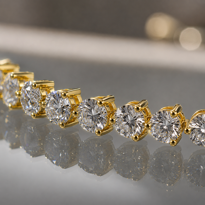 10 Carat Martini Tennis Bracelet