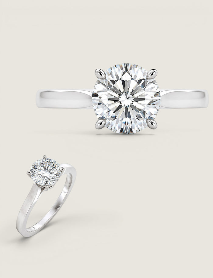 1.25CT SOLITAIRE F938-7.25-CZ-14K - Fantasia by DeSerio