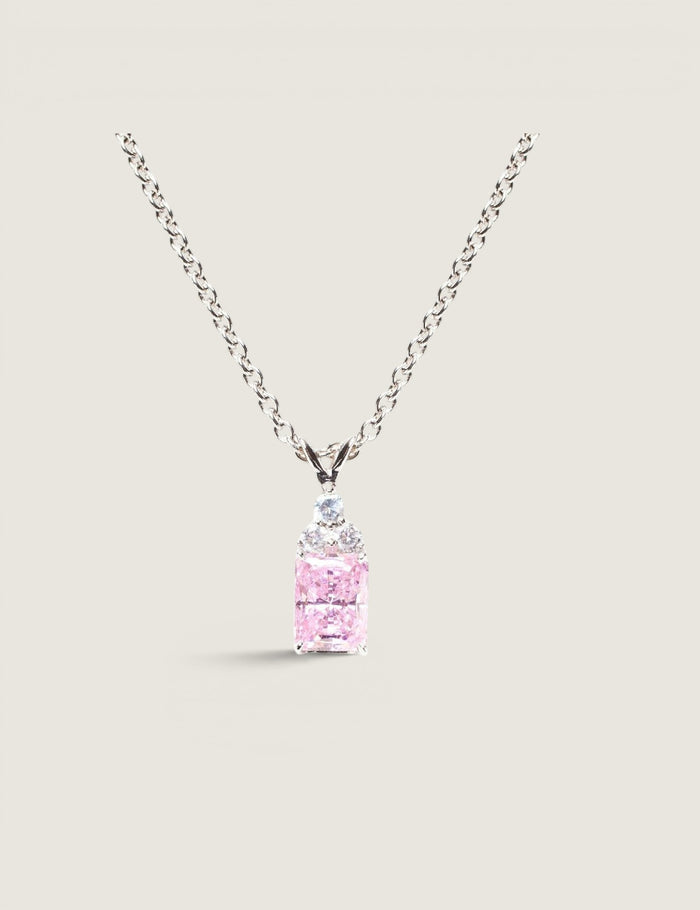 1.5CT EMERALD CUT PENDANT - 8108/CZ - Fantasia by DeSerio