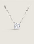 1CT PRINCESS CUT PENDANT - P6MMSQ/CZ - Fantasia by DeSerio