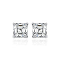 2 Carat Asscher Studs
