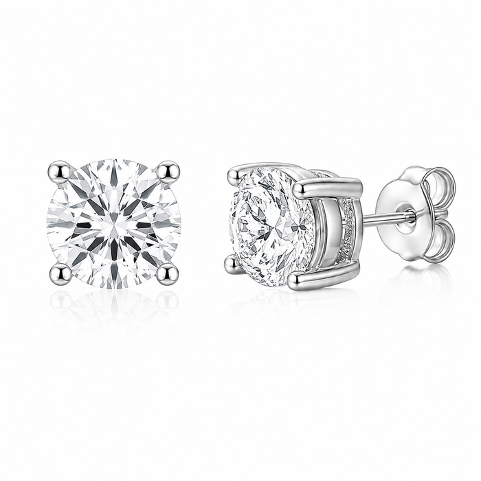 2 Carat Classic Studs by AZ Essentials