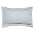 200TC Cotton Percale Grey Oxford Pillowcase Pair