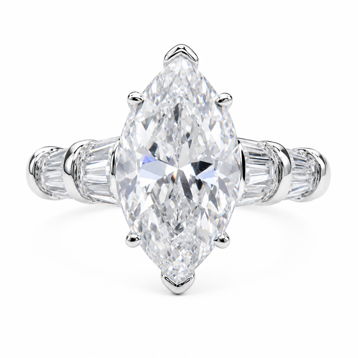 3 Carat Marquee Ring