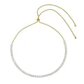 3 mm Gem Bolo Necklace in Yellow Gold