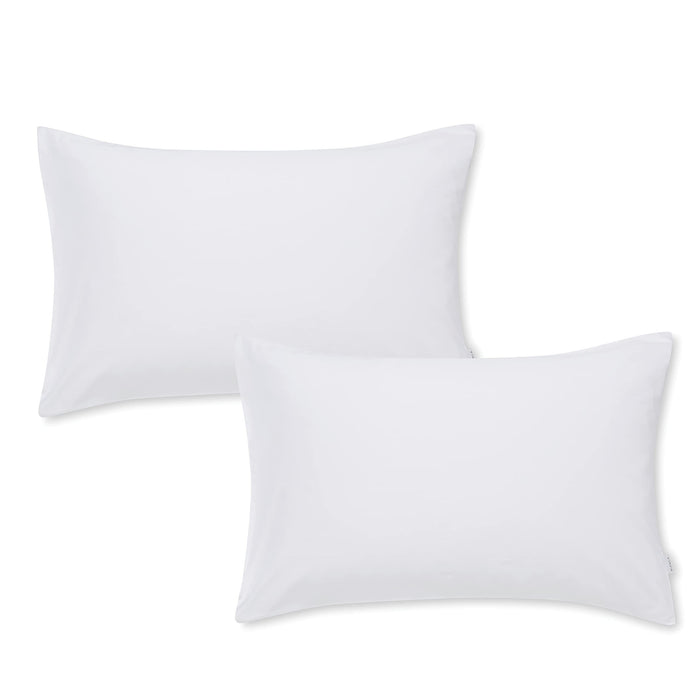 400TC Cotton Sateen White Housewife Pillowcase Pair