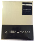 56P Cream Housewife Pillowcase Pair