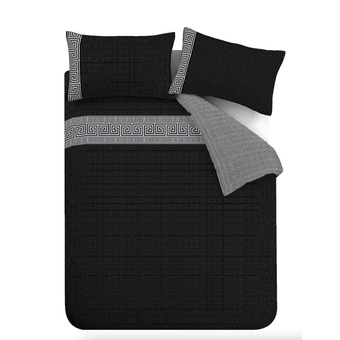 Artemis Black Duvet Cover Set