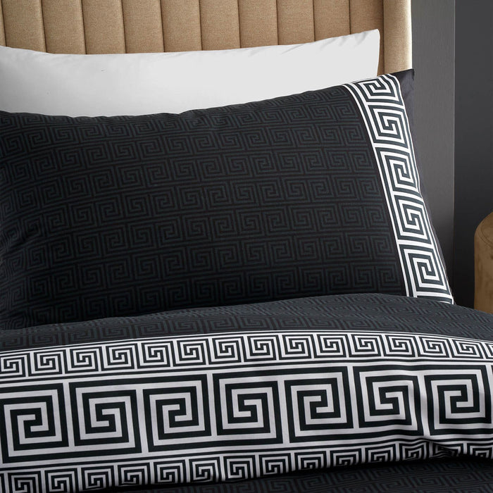 Artemis Black Duvet Cover Set