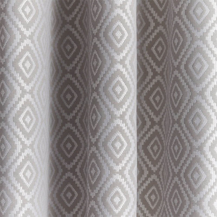 Asha Grey Eyelet Curtains