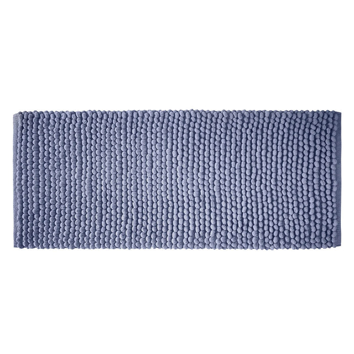Aspen Bobble Blue Bath Runner - 50x120 cm