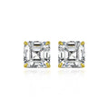 Asscher Cut Studs XL