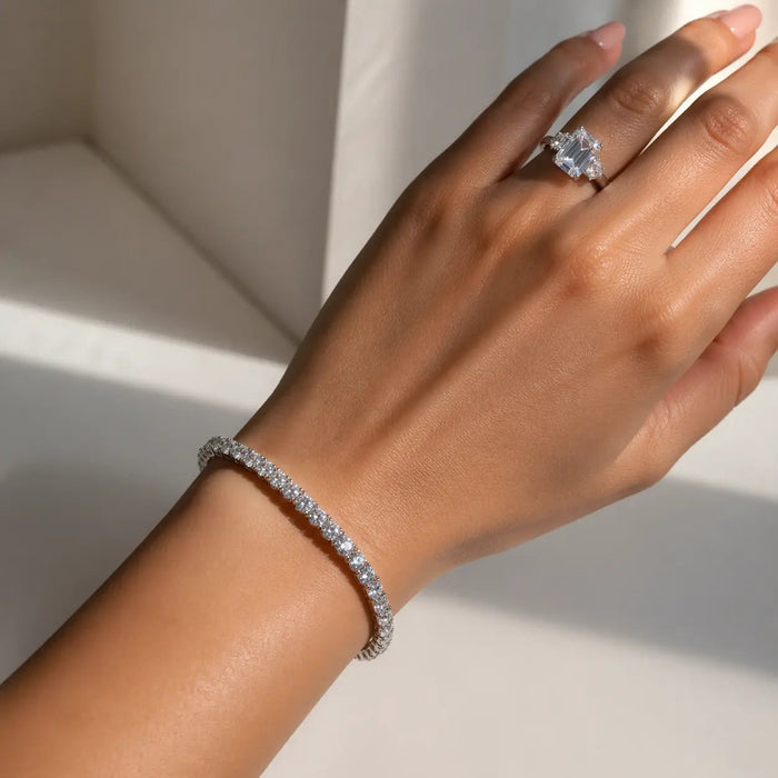 Avery 10 Carat Tennis Bracelet