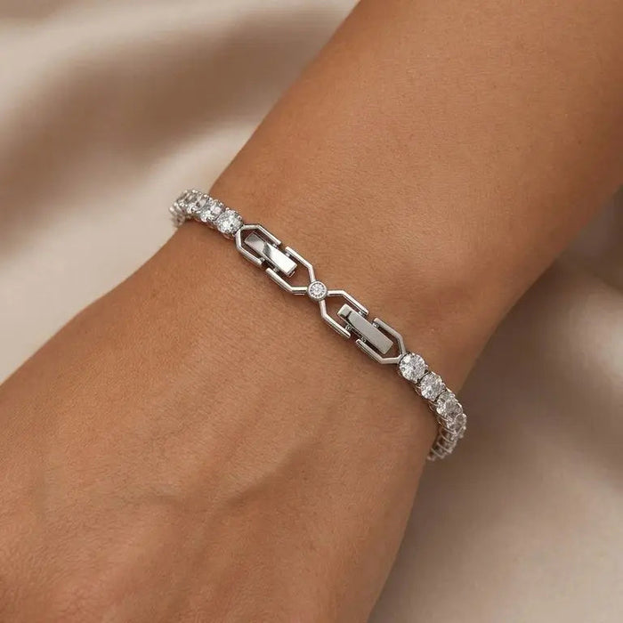Avery 10 Carat Tennis Bracelet