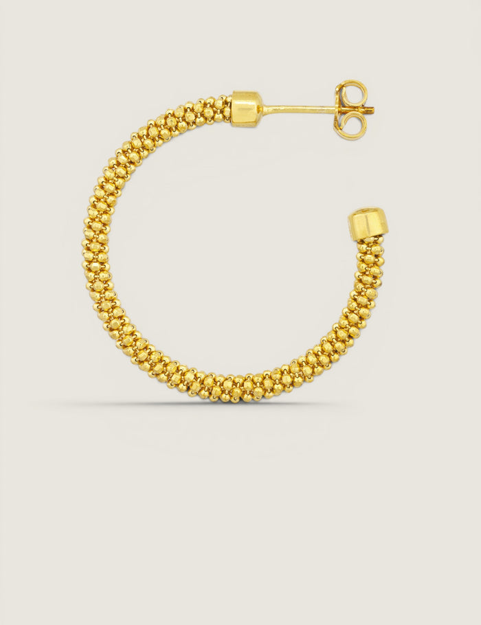 Beaded Hoop Earrings - Fantasia by DeSerio