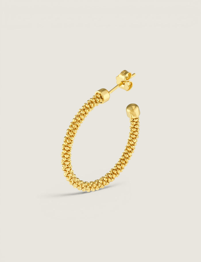 Beaded Hoop Earrings - Fantasia by DeSerio