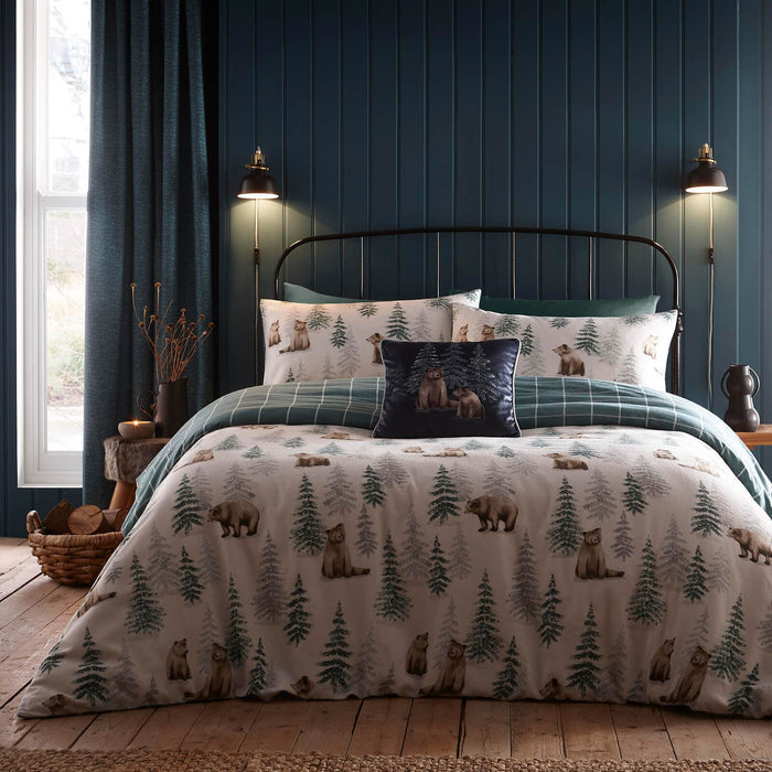 Bear Walks Natural Duvet Set