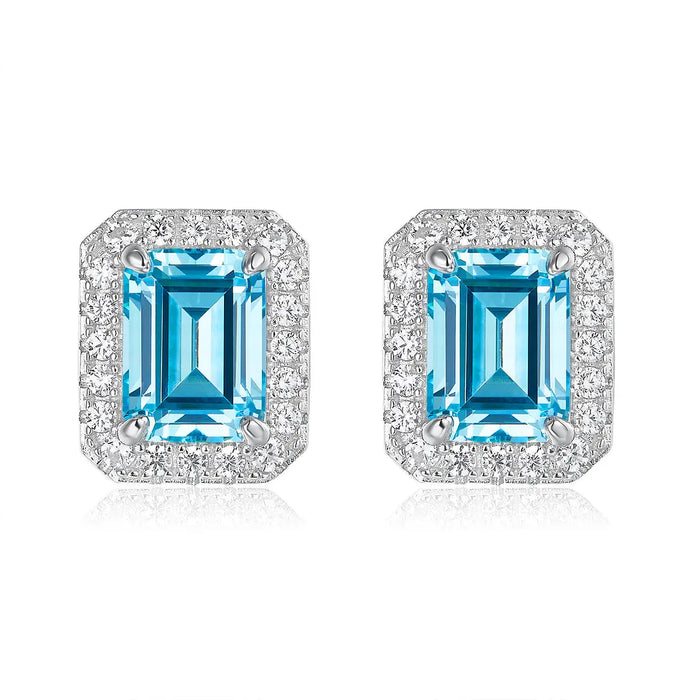 Biltmore Earrings in Aquamarine