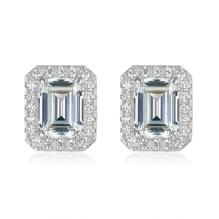Biltmore Earrings in White Diamond