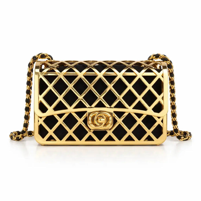 Blair Yellow Gold Clutch