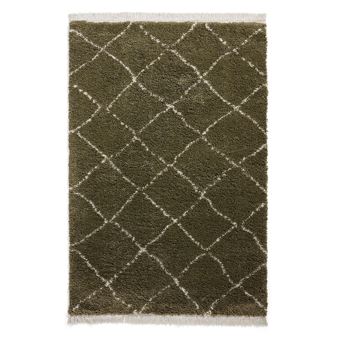 Boho 5413 Green Berber Rug