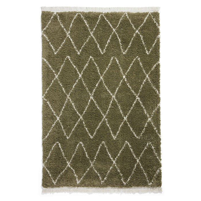 Boho 8280 Green Berber Rug