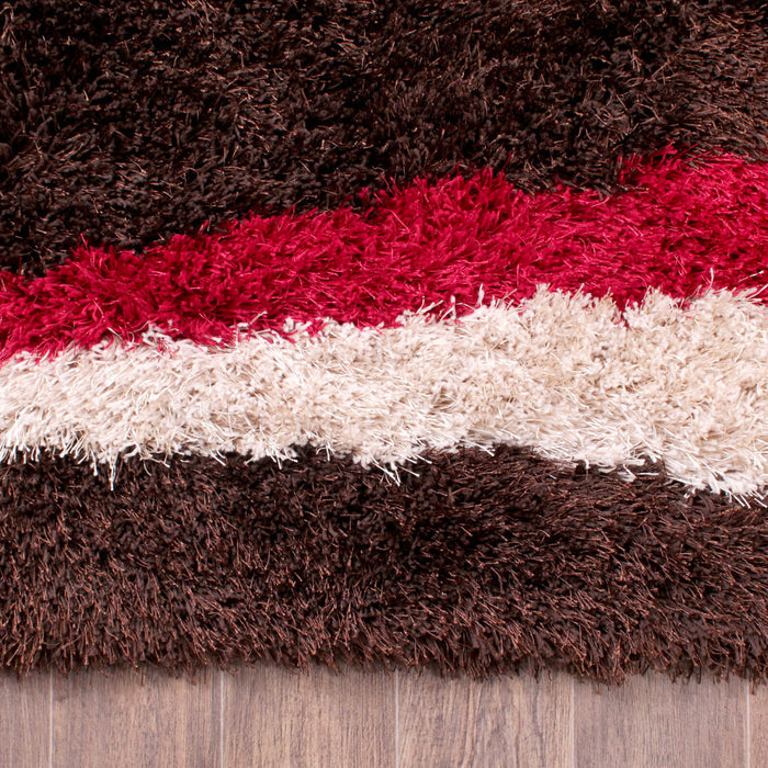 Ultimate Home Living Boston Lightning Red Rug