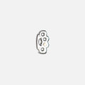 Brass Knuckles Lapel Pin