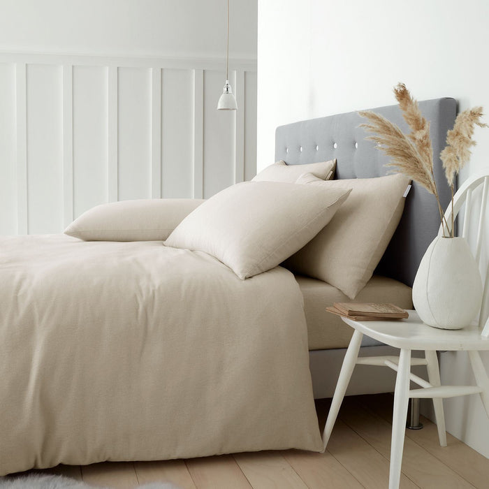 Brushed Cotton Cream Duvet Set