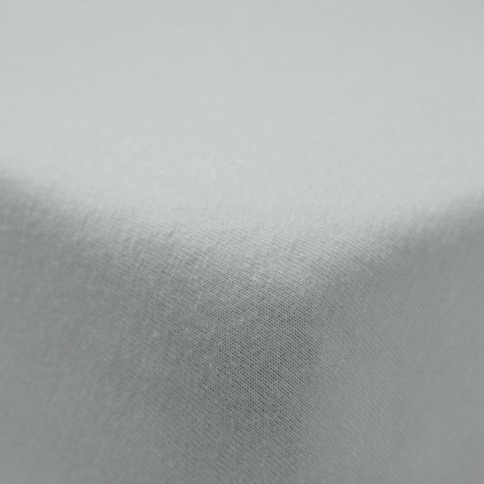 Brushed Cotton Grey Fitted Sheet