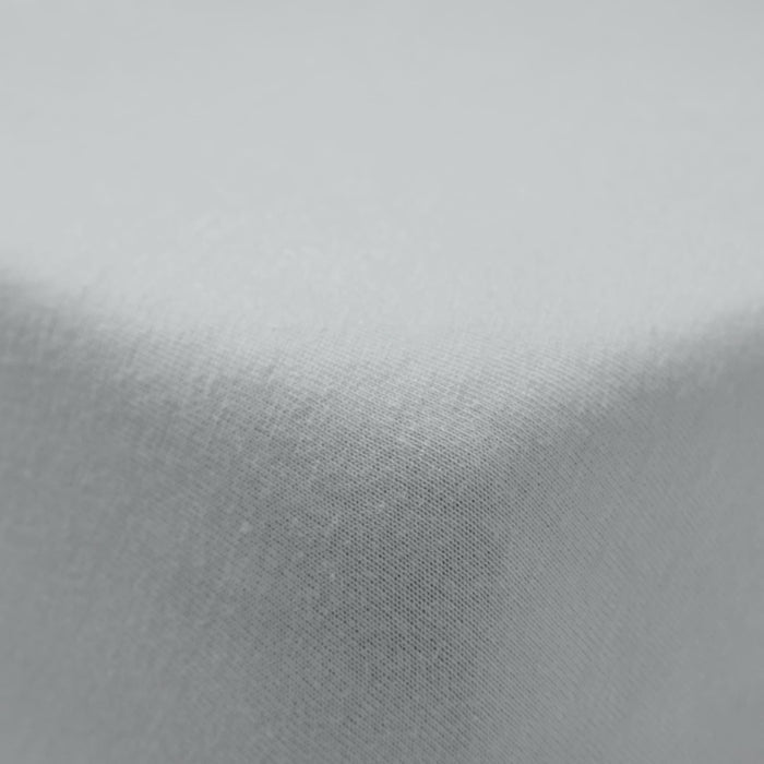 Brushed Cotton Grey Fitted Sheet