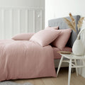 Brushed Cotton Pink Duvet Set