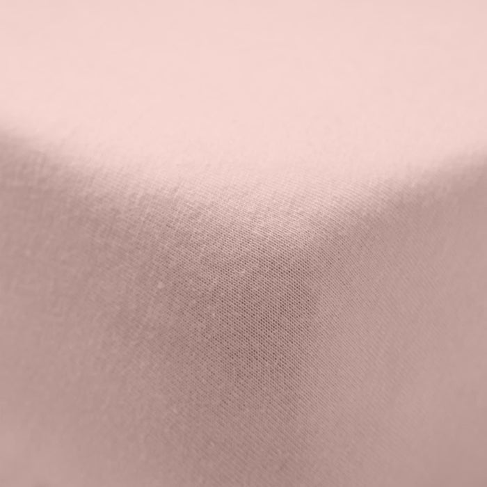 Brushed Cotton Pink Fitted Sheet