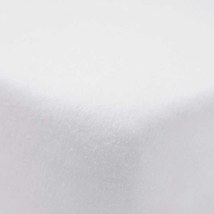 Brushed Cotton White Fitted Sheets