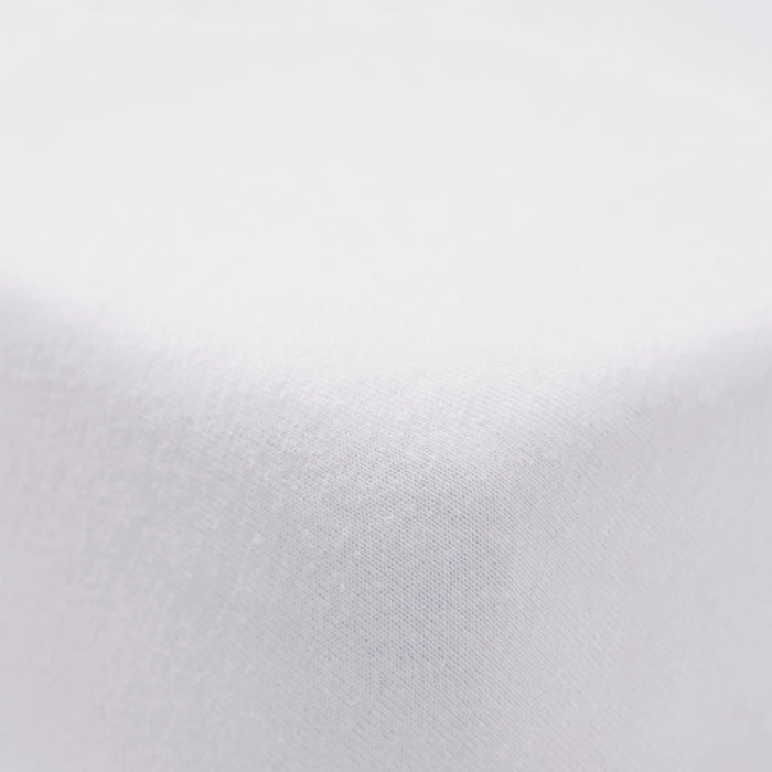 Brushed Cotton White Fitted Sheets