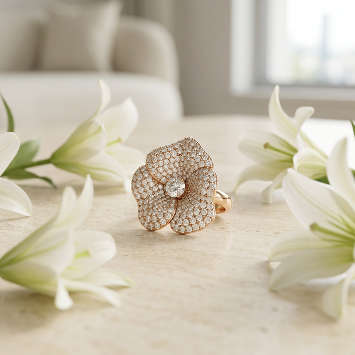 Camellia Flower Ring