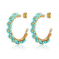 Capri Bloom Hoops