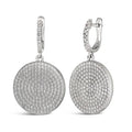 Capri Pavé Disc Earrings