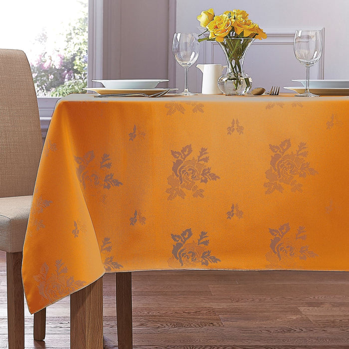 Cezanne Gold Rose Tablecloths