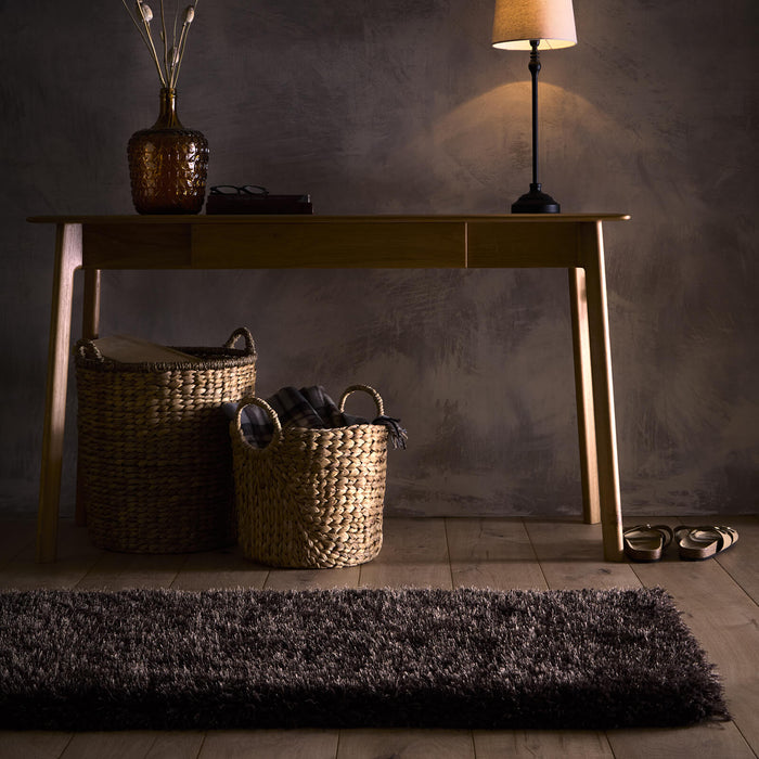 Chicago Plain Shaggy Chocolate Rugs