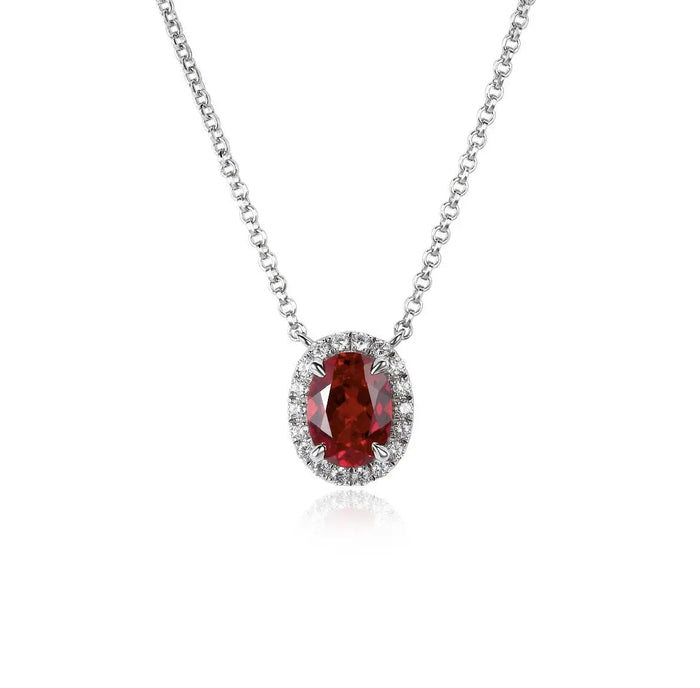 Classic Multi Gem Pendant on a Chain