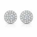 Classic Round Pavé Studs by AZ Essentials