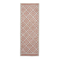 Coral H1058 Orange Modern Washable Rug