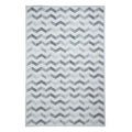 Coral H1059 Grey Modern Washable Rug