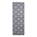 Coral H1062 Blue Modern Washable Rug