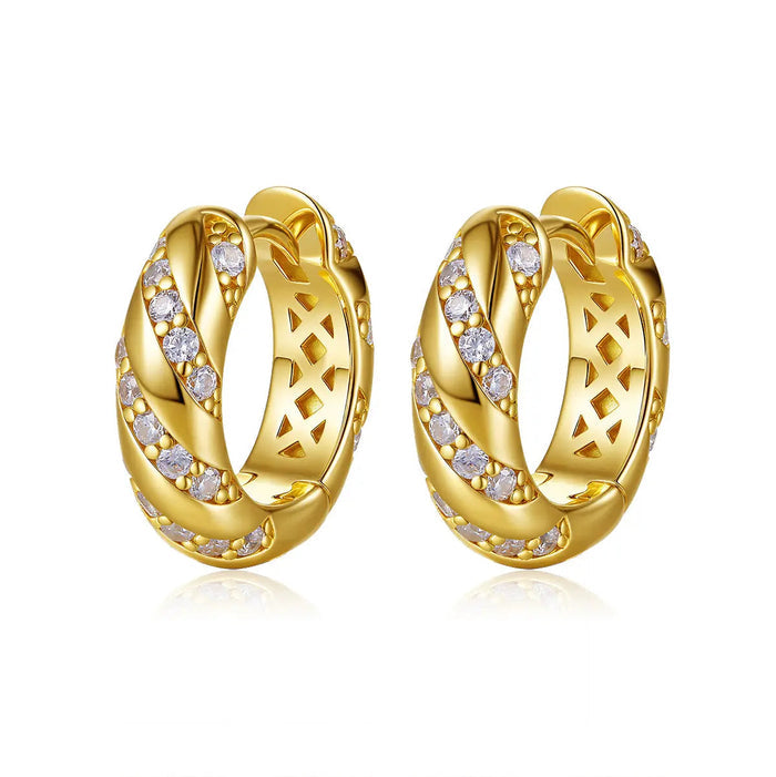 Cosmo Hoops in Gold