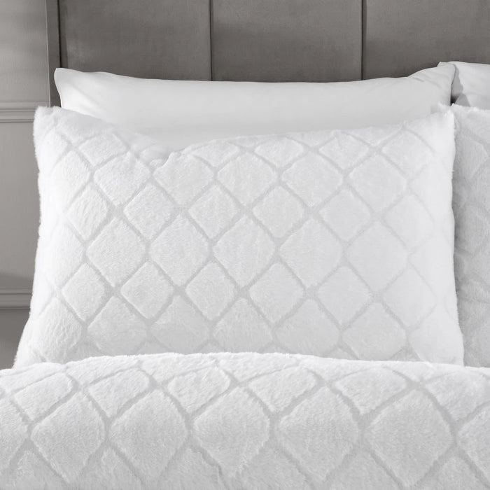 Cosy Diamond White Duvet Set