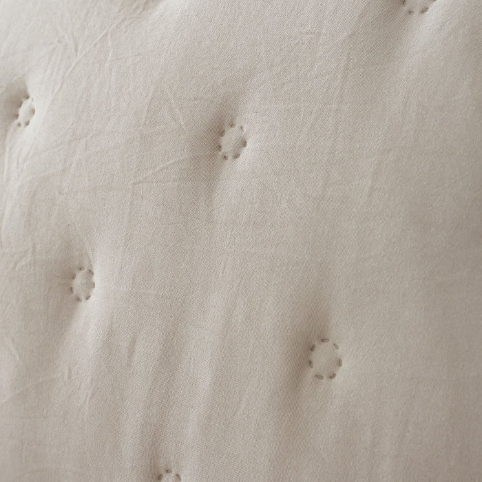 Cosy Nori Soft Sherpa Bedspread Cream