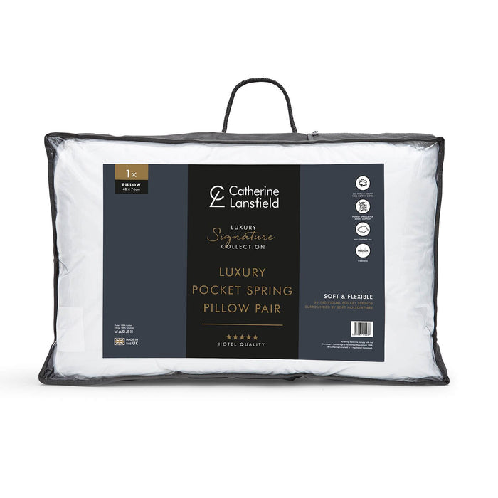 Cotton Spring Pillow White